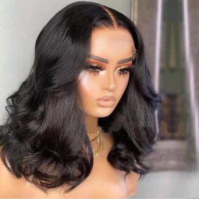 China 100% Virgin Body Wave Hair Wigs Premium Quality Body Wave HD Lace Frontal Wig For 13*4 Lace Frontal Hair Wig for sale