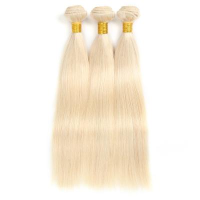 China 100% Human Hair, 613 Blonde Virgin Hair Bundle, Straight Blonde Hair Extensions Straight Hair Bundle Wholesale Price Wig for sale