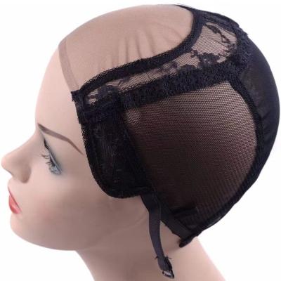 China Wholesale Price Breathable Libertine Lace Wig Net Loop Dome For Making Wigs Natural Black Color Net Dome Wig for sale