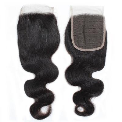 China Good Quality 4*4 Fashion Body Wave Hair Piece Body Wave Wig 150% Density Lace Closure Wig 100% Density Hair Transparent Wig For Women for sale