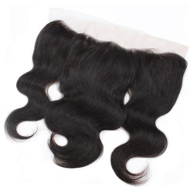 China Body Wave Hair Lace Frontal Body Manual Wigs 13*4 Pure Natural Black