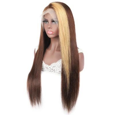 China 4*4 Lace Frontal Woman Hair Straight Transparent Color Customized Woman Hair Nature Wigs for sale