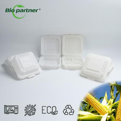 China Disposable Corn Starch Takeaway Fast Food Box for Adult MFPP Fried Chicken Packaging for sale