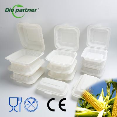 China Customized Size Take away Food Packaging Hinged Plastic PP MFPP Disposable food Container for sale