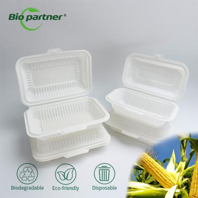 China Take Away Food Packaging PP Corn Starch Plastic Container for Disposable Box for sale