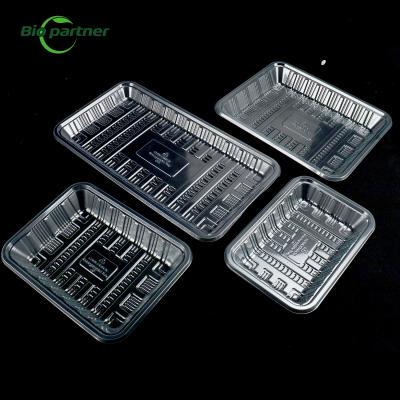 중국 Food Packaging PET Meat Tray Container for Biopartner Supermarket Disposable Chicken 판매용