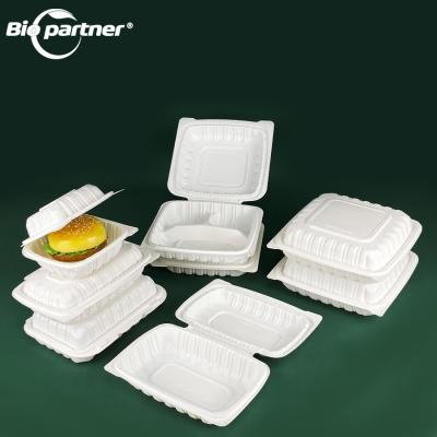 China Rectangle MFPP Hinge Clamshell The Ideal Choice for Sturdy and Vented Salad Packaging for sale