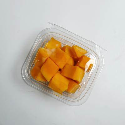 China 16 oz Duidelijke plastic container voor manipulatie-proof Pre cut Fruit Vegetable Punnet Te koop