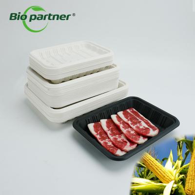 Cina Thermoformed Black Disposable Plastic Meat Packaging Tray for Customized Size Pork Beef Mutton in vendita