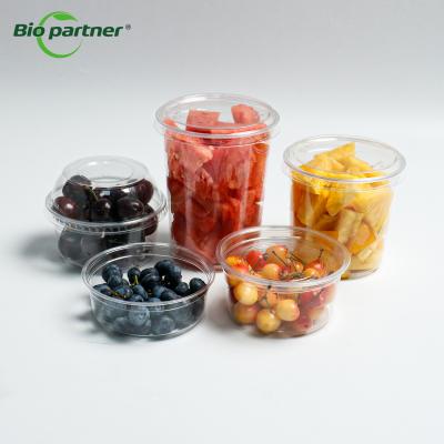 Κίνα Eco friendly Plastic Takeout Deli Containers for Custom Pre-cut Fruit Salad Cups προς πώληση