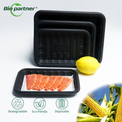 China Biopartner Butcher Shop Supermarket Blister Process Type Plastic Meat Packaging Trays for sale