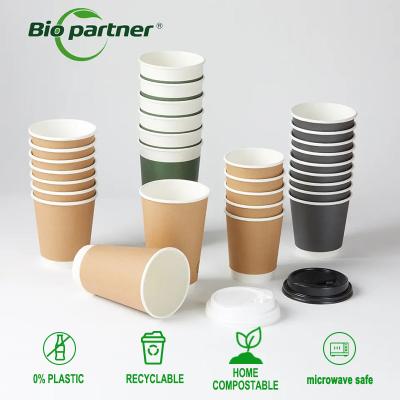 China Customized Logo Disposable Coffee Tea Water Drinks Cup with Eco-Friendly Coating for sale