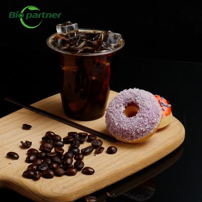 China U Shape Transparent Disposable Plastic PLA PET Cup Bubble Water Coffee Cup With Dome Lid for sale