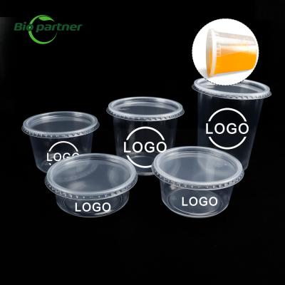 China Disposable Yogurt PET PP Deli Bowl Salad Container With Lid for Food Storage Tub Soup for sale