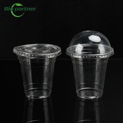 China Clear PLA Cup Disposable Takeaway Plastic Cold Drinking Cup Customized for Sustainable for sale