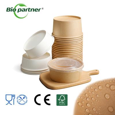 China Bio Degradable Food Packaging Customized Printing Takeaway Food Kraft Paper Lunch Box for sale