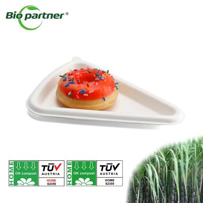 Chine Biopartner Tray Cake Serving Disposable Cake Plate for Sugarcane Bagasse Food on Fruit à vendre