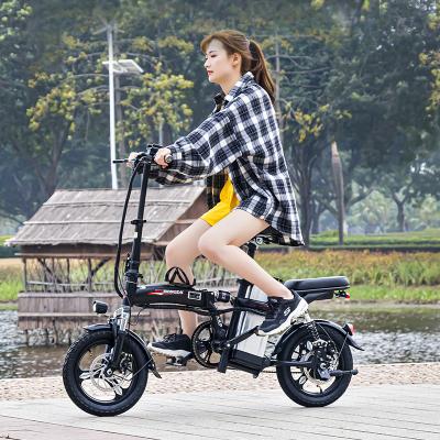 China Standard adult electric bicycles for men and women small and medium electric motorcycles electric scooter folding bicycles for sale