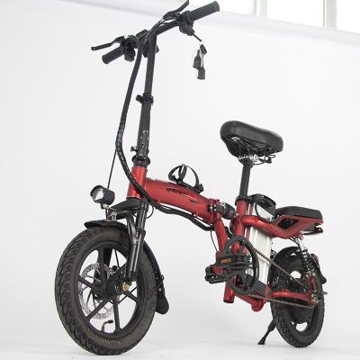 China Standard Medium Shock Absorption Safety Comfortable Folding Electric Bicycle 48v e Bike for sale