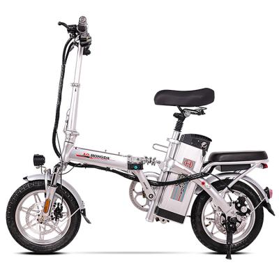 China Standard Carbon Steel Frame Bicycles For Adults e Bike 48V 350W Folding Electric Bike for sale