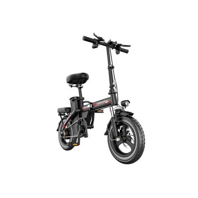 China Motor standard electric bicycle ebike folding cycle mini foldable for delivery fat tire electric bike lithium batteryc for sale