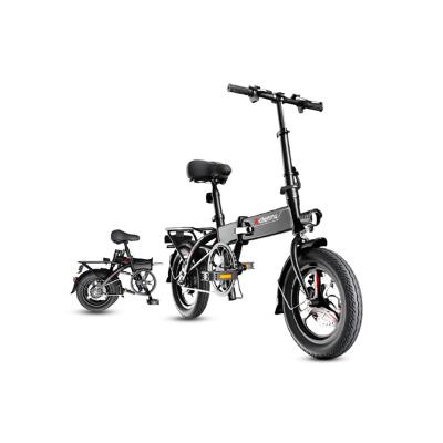 China Hot sale ao-mirong standard folding outside motor steel frame high carbon electric bicycle for sale