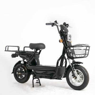 China New Design 500W Power Display E-Bike Delivery Fast Food Electric Fat Tire Bike Moped Electric Takeaway Bike for sale