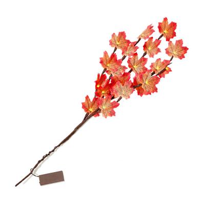 China Customs lead the maple leaf lamp string 20L for thanksgiving day decoration for sale