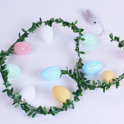 China Customization Easter Home Decor LED Split Egg Holiday String Lights for sale