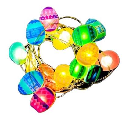 China Custom LED Backing Lights Easter Day LED Fairy String Lights for Bedroom Party Decoration Lamps Easter Egg Holiday Indoor Home Decoration for sale