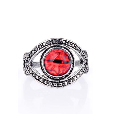 China Demon's Eye Ring Adjustable Hip Hop Exaggerated Men's Retro Punk Ring Jewelry for sale