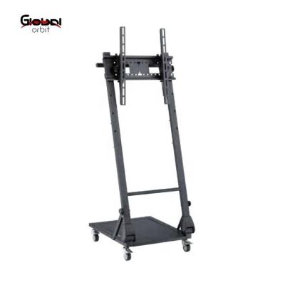 China Space Saver LCD Stand For 37 To 46 Inch TV Rolling Folding TV Cart With 420x 464x1230mm Wheels for sale