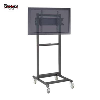 China Adjustable TV Stand In Height Movable TV Monitor Display Stand Floor Bracket Holder for sale