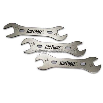 China Icetoolz 37x3 13-14-15-16-17-18mm Stainless Steel Cone Wrench Spanner Tool for sale