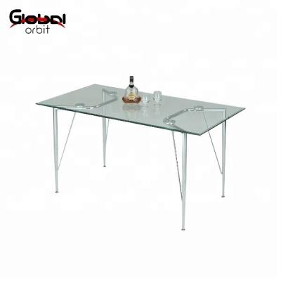 China DINING TABLE simple design coffee table square glass kitchen dining table for sale