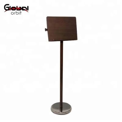 China Table Adjustable Stand Restaurant Wooden Menu Holder GO-2208 for sale