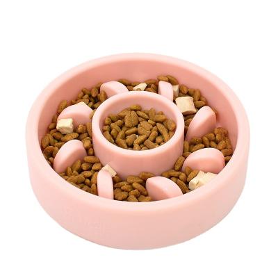 China Sustainable Dog Pet Rolls Healthy Pet Slow Bowl Food Feeder Eco-Friendly Durable Non-Toxic Preventing Choking for sale