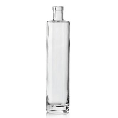 China 200Ml 375Ml 500Ml 700Ml 750Ml 1000 Brandygin Gin Bottle Factory Customized Empty Whiskey Drink Bottle Glass for sale