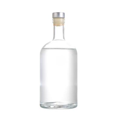 China Xingda Recyclable Custom Empty Clear Glass Vodka Whiskey Bottles 375Ml 500Ml Super Flint Glass Liquor Spirit Bottles With T Corksuppliers for sale