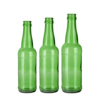 China Custom Liquor China Factory Price Green Beer Glass Bottle 330ml 500ml 640ml 750ml for sale