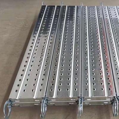 China Industrial Aluminum Galvanized Ringlock Scaffolding Metal Plank Hooks for sale