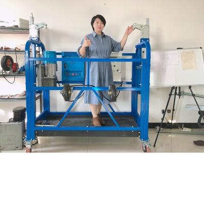 China Zlp630 630kg Gondola Industrial Steel Rope Suspended Platform Window Cleaning Climbing Machine for sale