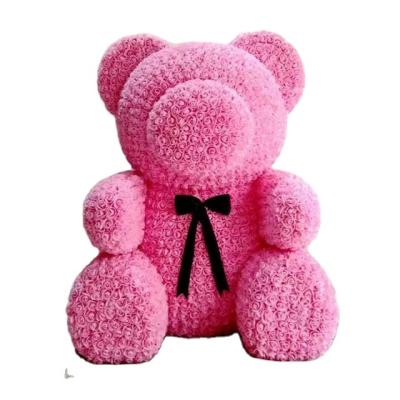 China Pe Competitive Price Luxurious Handcrafted Valentine'S Day Gifts Teddy Bear 120Cm Customized Large Rose Bear Rose Animal for sale