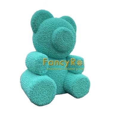 China Pe Diy 120Cm Teddy Rose Bear With Box Artificial Pe Flower Bear Rose Valentine'S Day For Girlfriend Women Wife Mother for sale