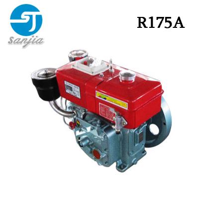 China From China small 6hp R175 four stroke water cooled cheap water cooled single cylinder diesel engine used marine for sale for sale