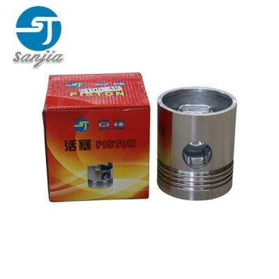 China Single cylinder liner diesel engine cylinder machine diesel engine S195 S1100 piston for sale