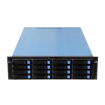 China With 3U Fan Chassis 16bays Rackmount Server Chassis19inch ATX NAS Case Storage Rackmount Case for sale