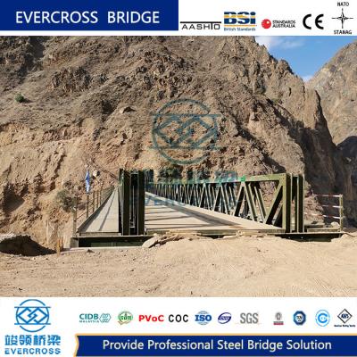 China OEM Temporary Modular Bridge Structural Steel Bridge Interchangeable for sale