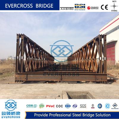 China Construcción de puentes de acero modulares de tipo HBD60 Gran estabilidad en venta