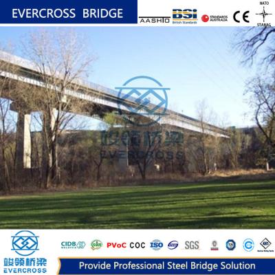 China Simple Structure Steel Plate Girder Bridge Hot Dip Galvanized For Highway for sale